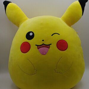 Pokemon 15" Squishmallows Pikachu Plush Rare